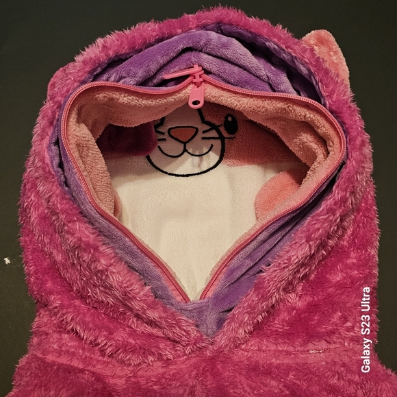 Huggle Pet Pink Kitty Hoodie One Size (Child) - Picture 6 of 12